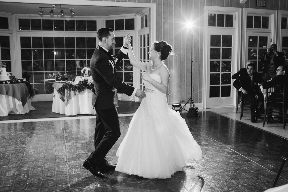 A beautiful photo of the first dance. 