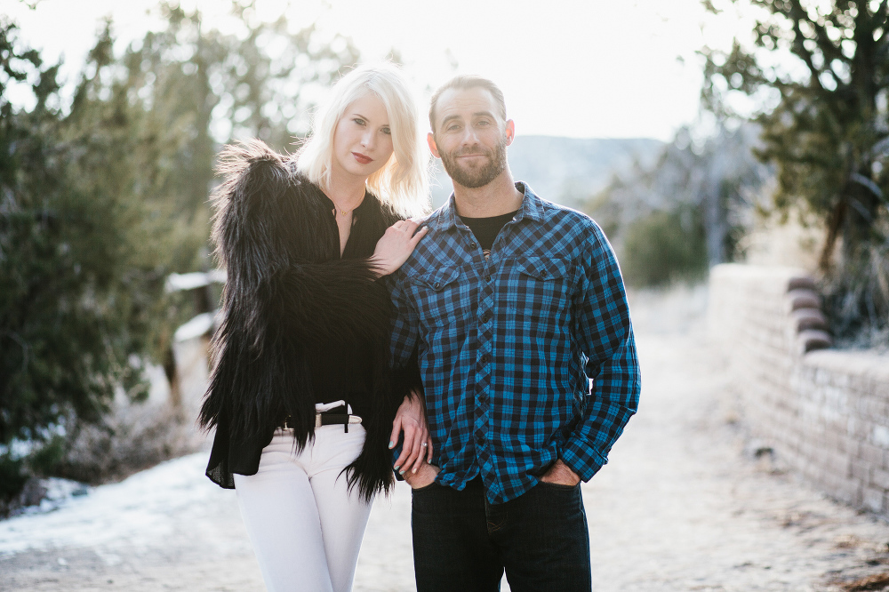 Julia wore a cool black jacket for part of the session. 