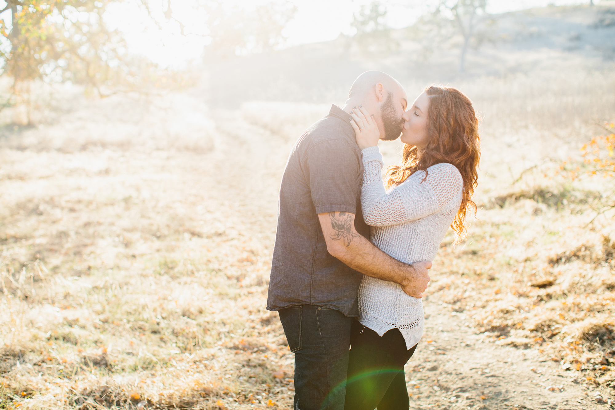 A bright sun-filled photo. 