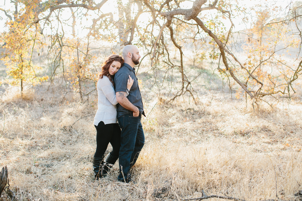 Shara and Steven in the golden fields. 