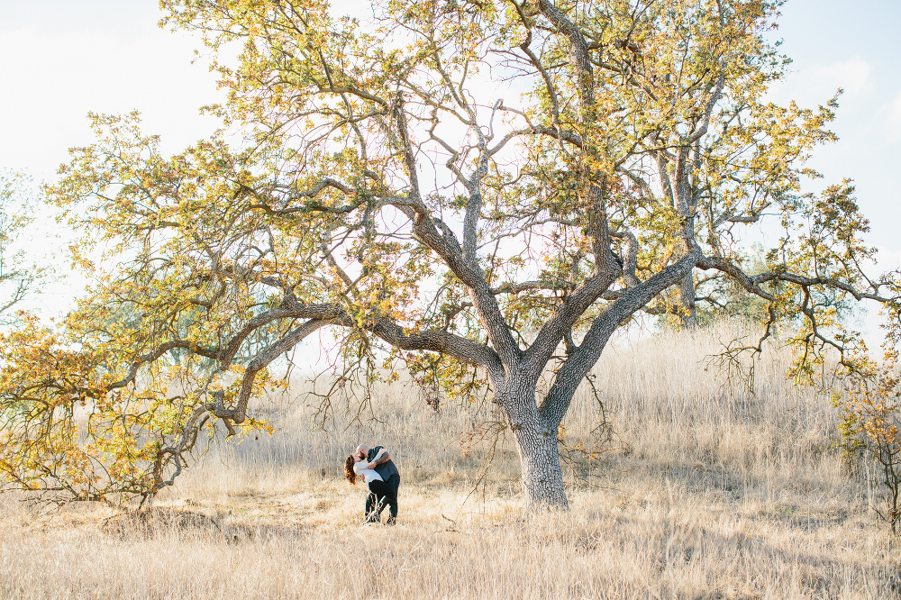 Shara and Steven under a large tree. 