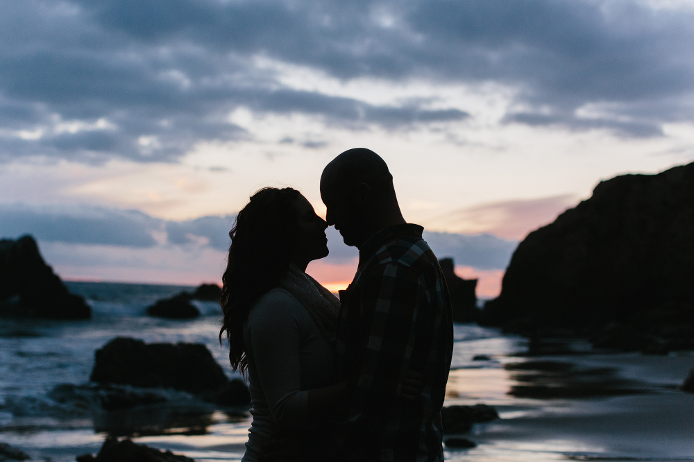 Shara and Steven at El Matador beach by Kelley. 