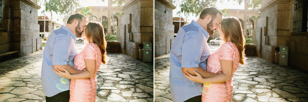 Beautiful photos of the couple in the stone alleyway. 
