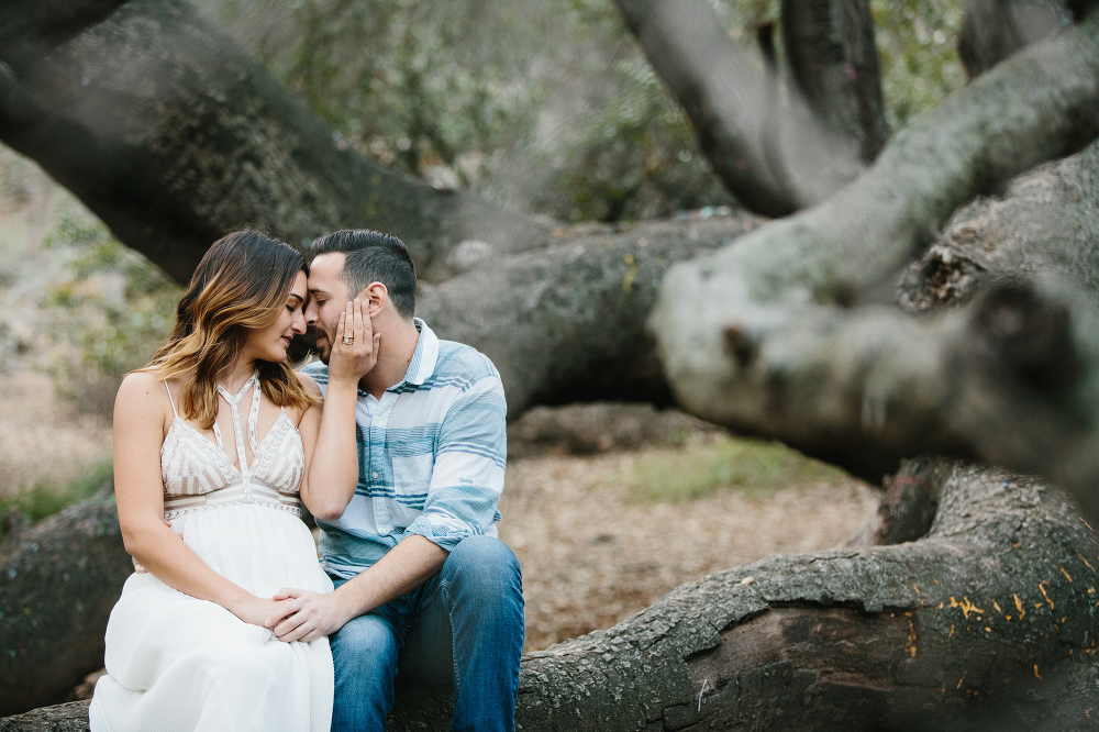 Kailie and Michael sitting on a tree. 