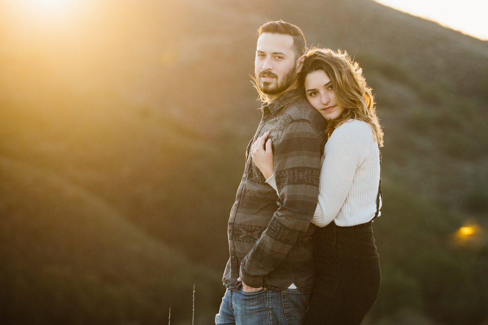 Kailie and Michael at sunset. 