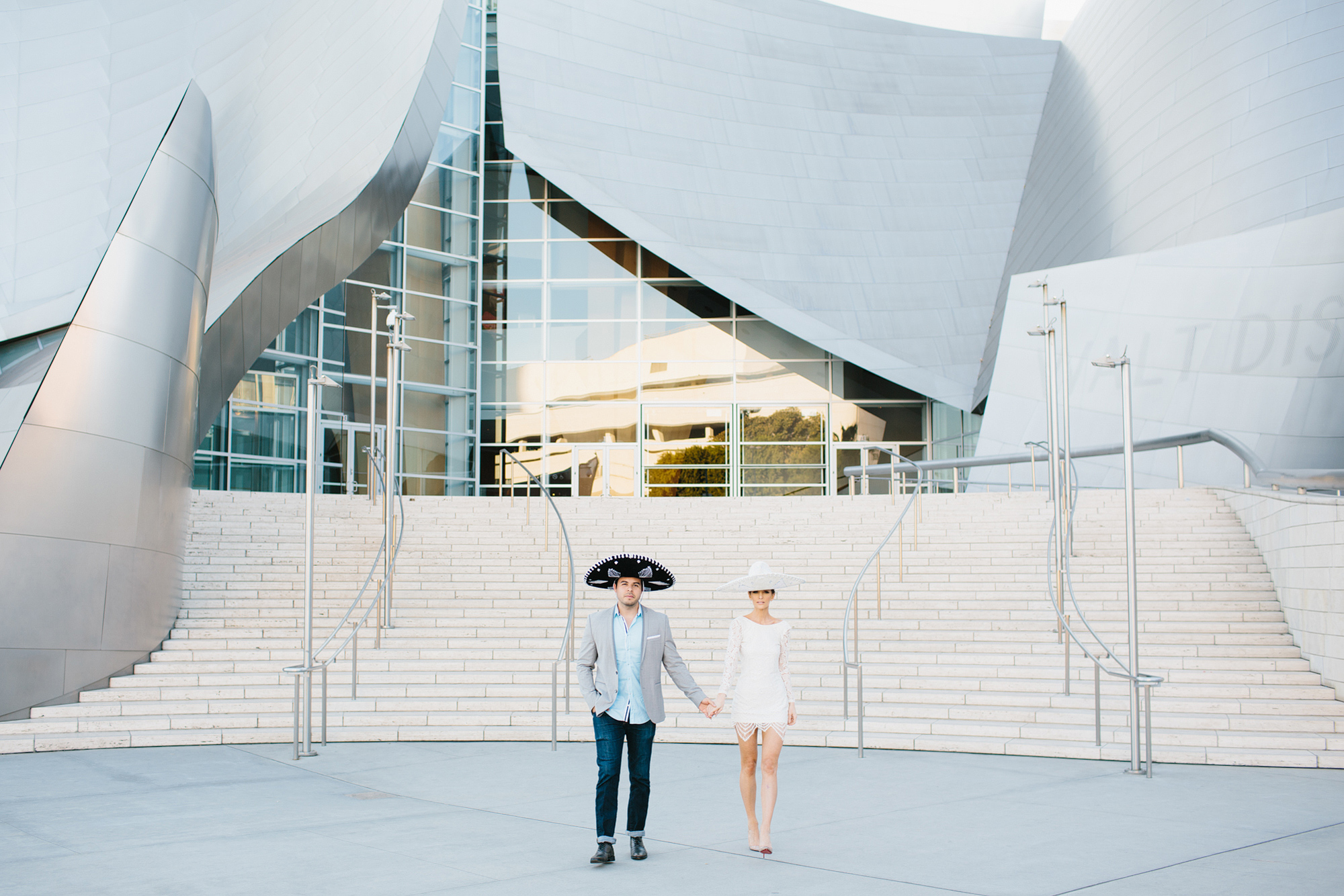 The first half of the session was at the Disney Concert Hall. 