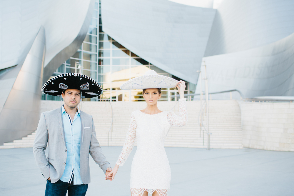 Ashley and Luis looking great in their sombreros.