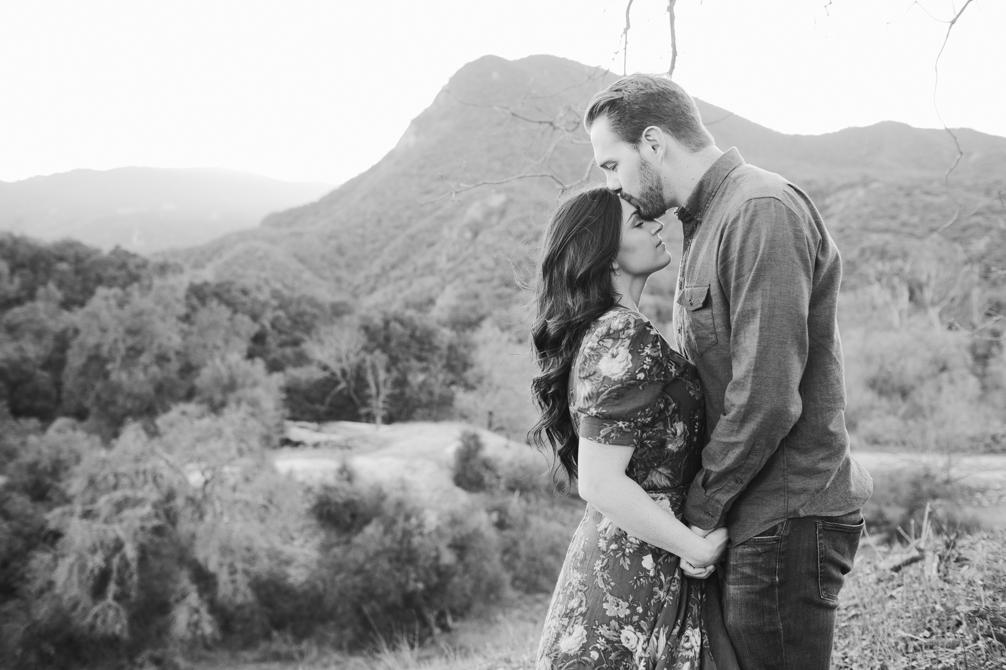 Niky and John on the hillside. 