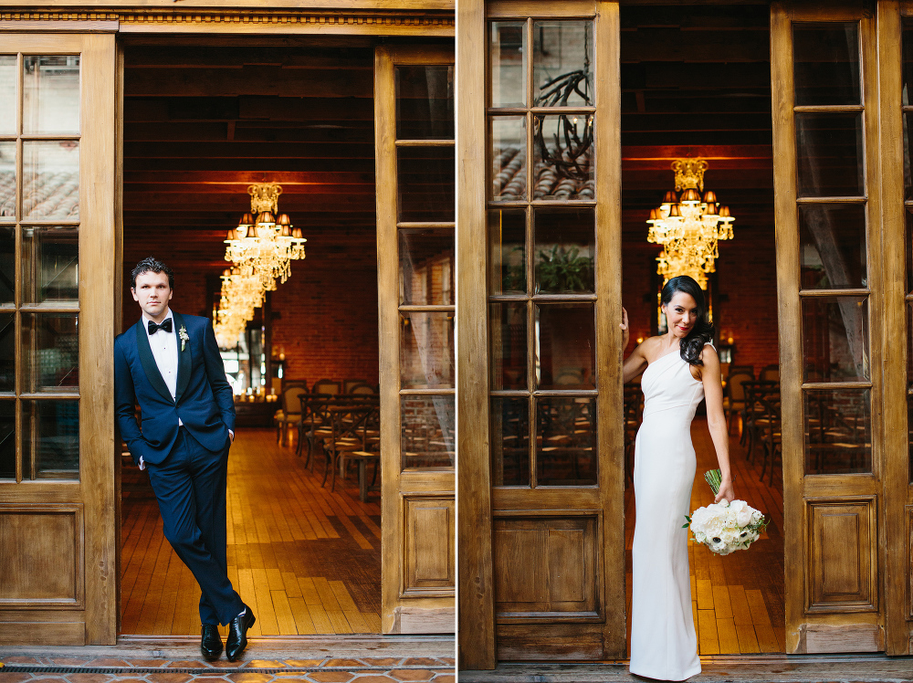 The bride and groom portraits. 
