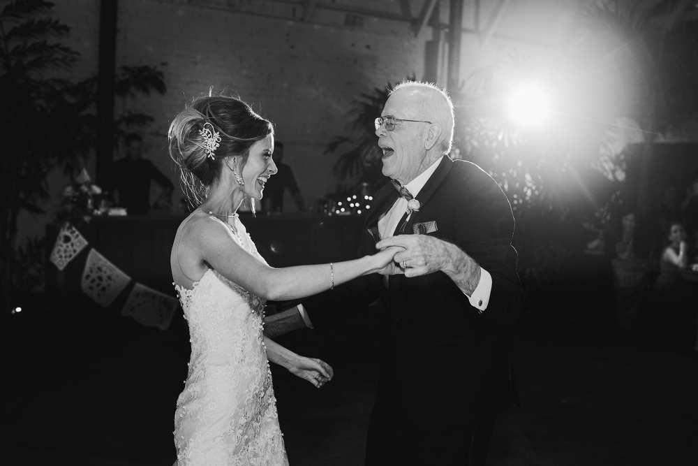 The bride and her dad. 