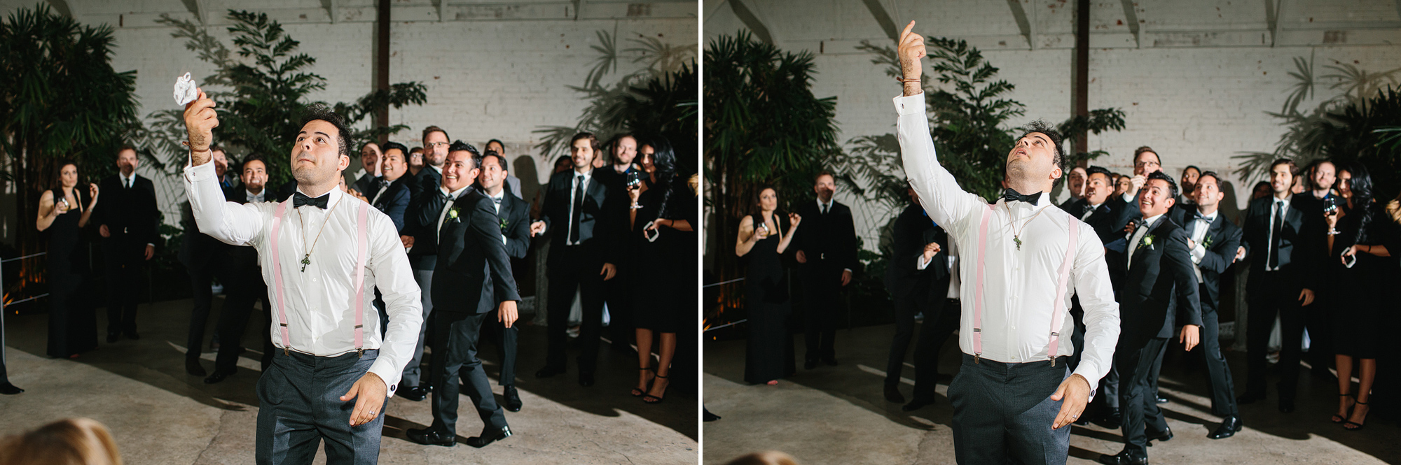 The garter toss. 