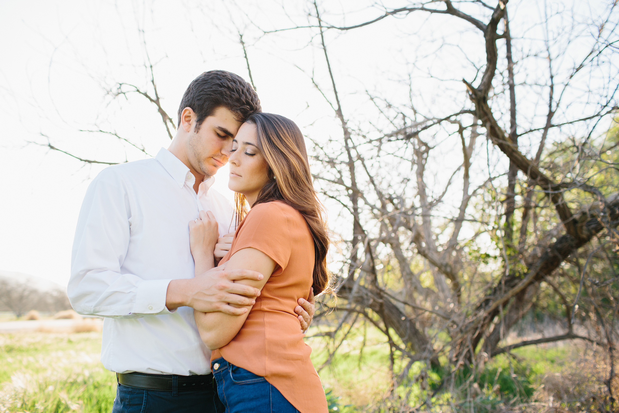 A beautiful portrait of the couple. 